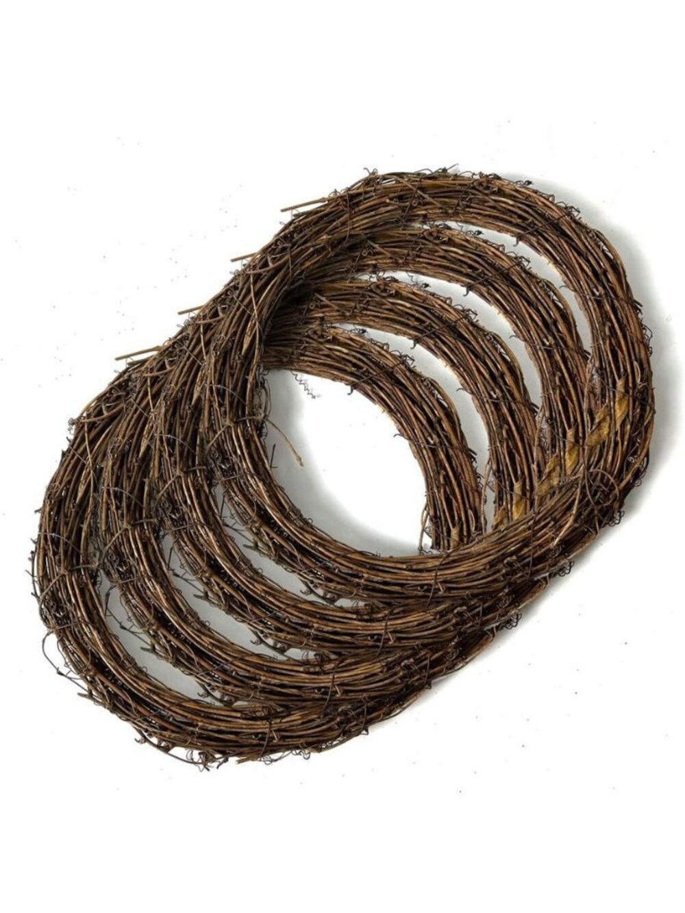 Natural Grapevine Wreaths, Rattan Vine Wreath for DIY Christmas